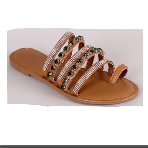 BAMBOO LAST ONE Festival Jeweled Flat - Picture 2 of 8